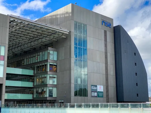 The Futako Tamagawa Rise shopping complex beside the station in Setagaya, Tokyo